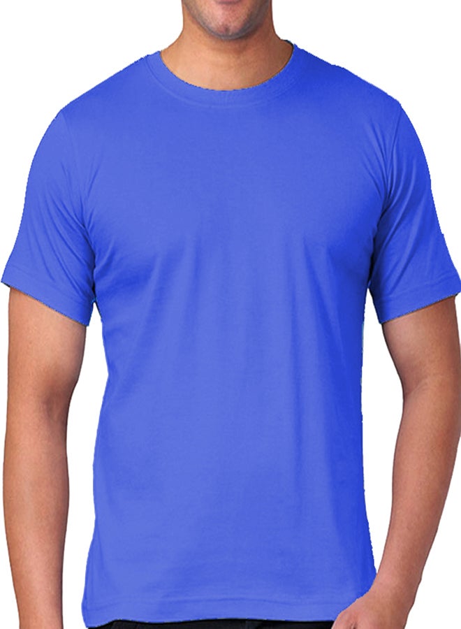 SANTHOME Short Sleeve T-shirt Royal Blue 