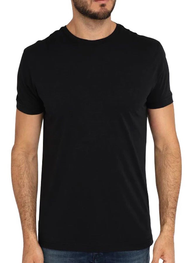 SANTHOME Short Sleeve T-shirt Black 