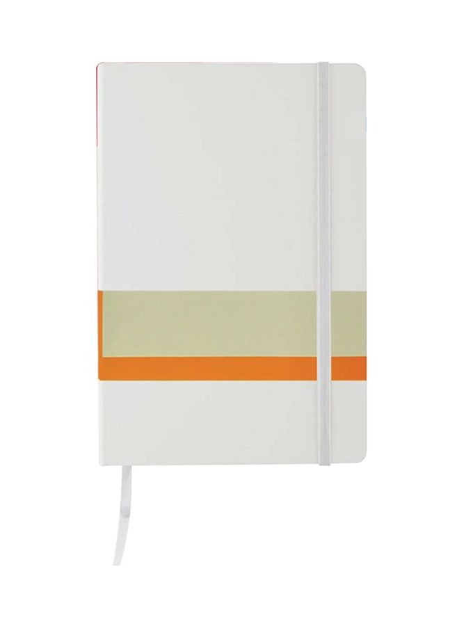 SANTHOME HardCover A5 Ruled Notebook White  - Image 1