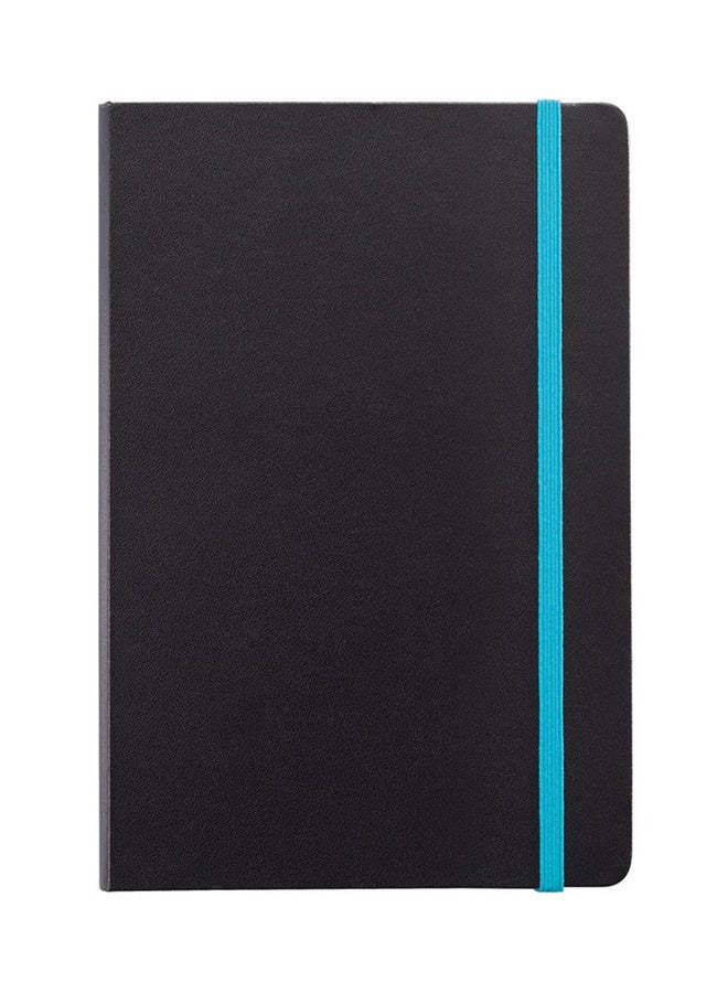 SANTHOME HardCover A5 Ruled Notebook, 192 Pages Black  - Image 4