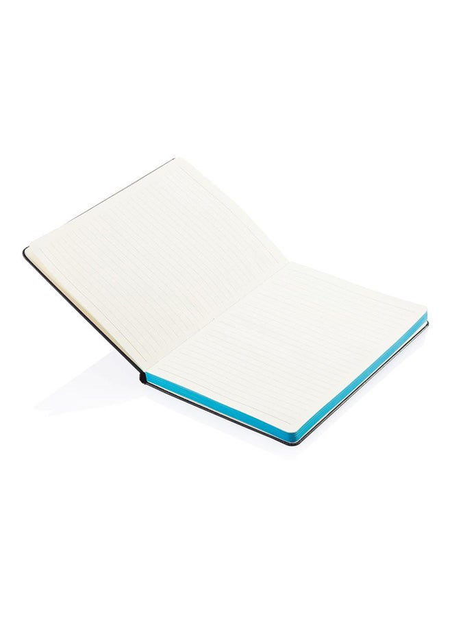 SANTHOME HardCover A5 Ruled Notebook, 192 Pages Black  - Image 3