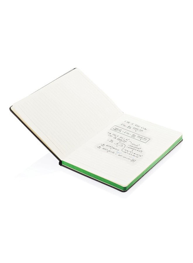 SANTHOME HardCover A5 Ruled Notebook Black  - Image 3