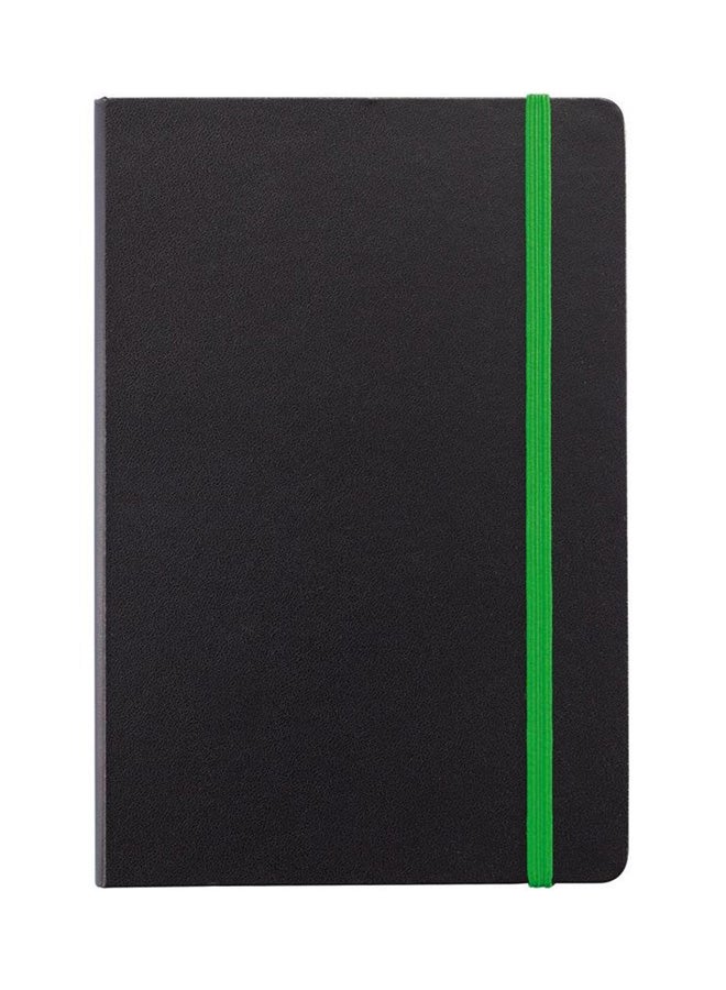 SANTHOME HardCover A5 Ruled Notebook Black  - Image 4