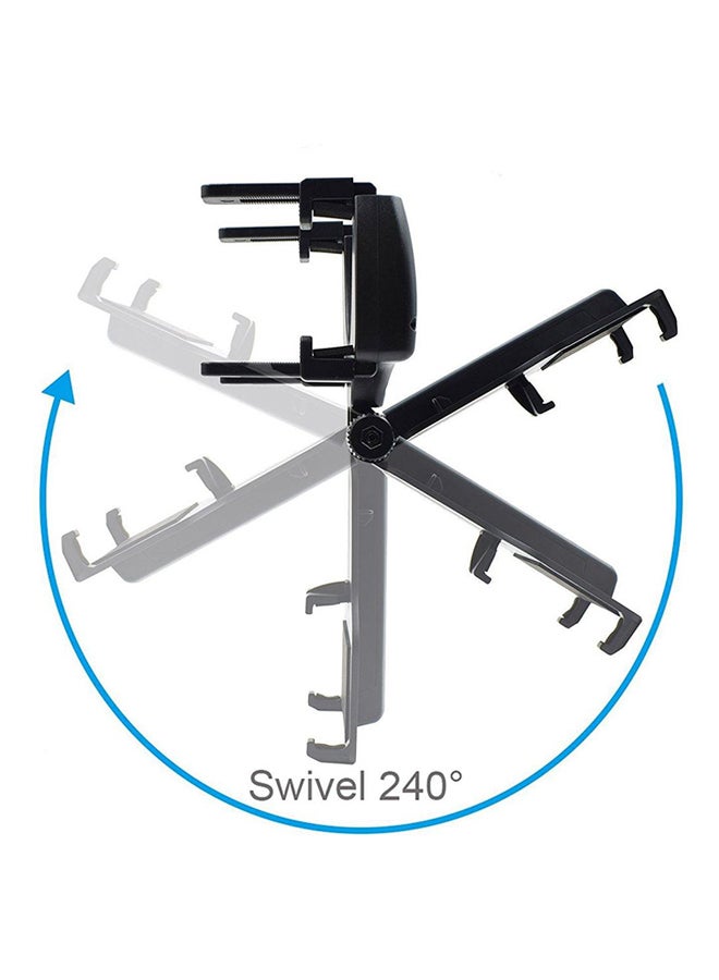 Universal Rearview Mirror Car Mount For Most Mobile Phones Black - Image 3