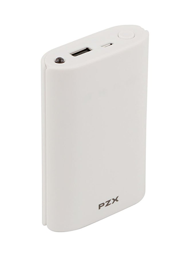 PZX 10400.0 mAh Universal Smart Power Bank For Smart Phones White  - Image 1