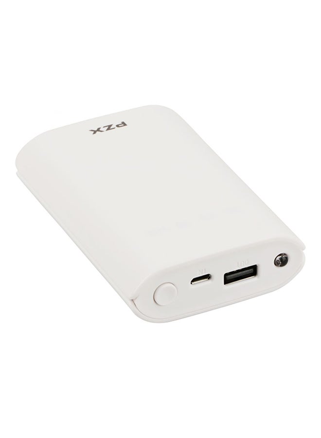 PZX 10400.0 mAh Universal Smart Power Bank For Smart Phones White  - Image 3
