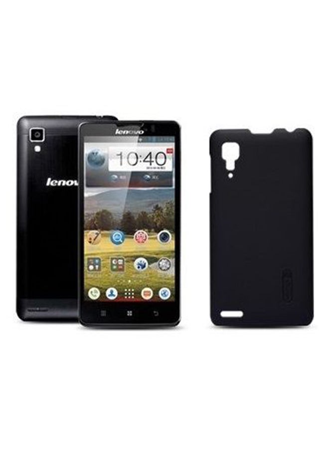 غطاء مُحكم الإغلاق رفيع فاخر لهاتف لينوفو K900 أسود - Image 3