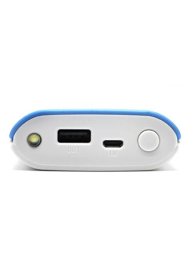PZX - 10400.0 mAh Universal Power Bank Blue/White - Image 1