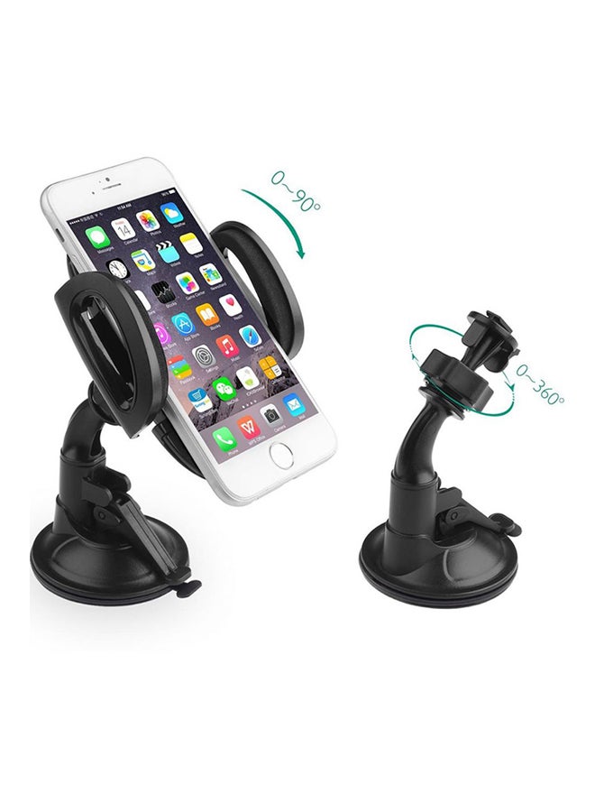 Windshield Car Mobile Mount Holder Black