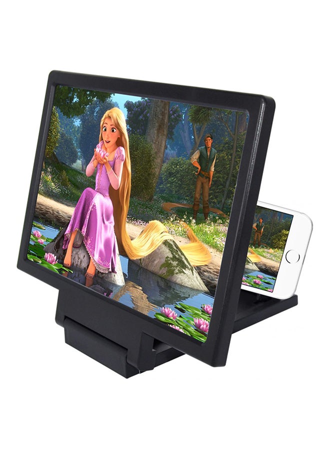 3D Screen Magnifier HD Video Foldable Stand For iPhone 6s/6splus/5/5s And iPod Black - Image 5