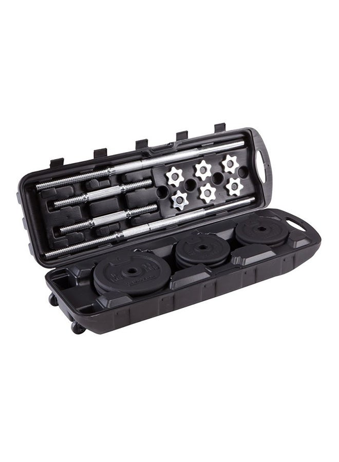 مجموعة دمبل وقضيب رفع الأثقال 50كيلوجرام