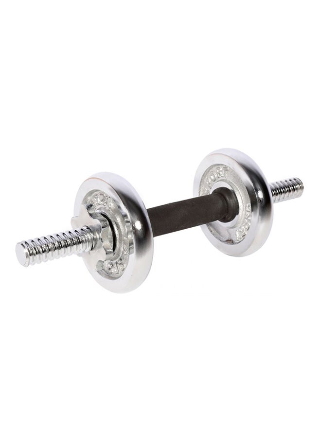 TA SPORTS Chrome Dumbbell Set 15 kg 35X15X10cm  - Image 3