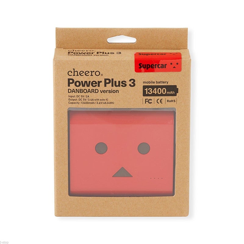 cheero - 13400.0 mAh Danboard Version Power Plus Powerbank Red/Black - Image 1