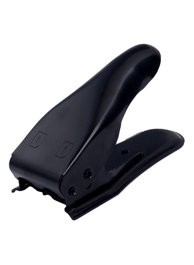 Generic - Micro And Nano Sim Cutter 2 In 1 Dual Sim Cutter For iPhone 4, 4S, 5s, iPad, Samsung And Nokia Black - Image 1