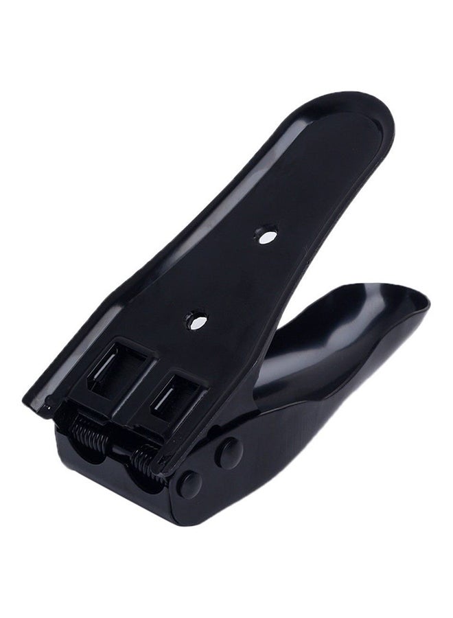 Generic - Micro And Nano Sim Cutter 2 In 1 Dual Sim Cutter For iPhone 4, 4S, 5s, iPad, Samsung And Nokia Black - Image 1