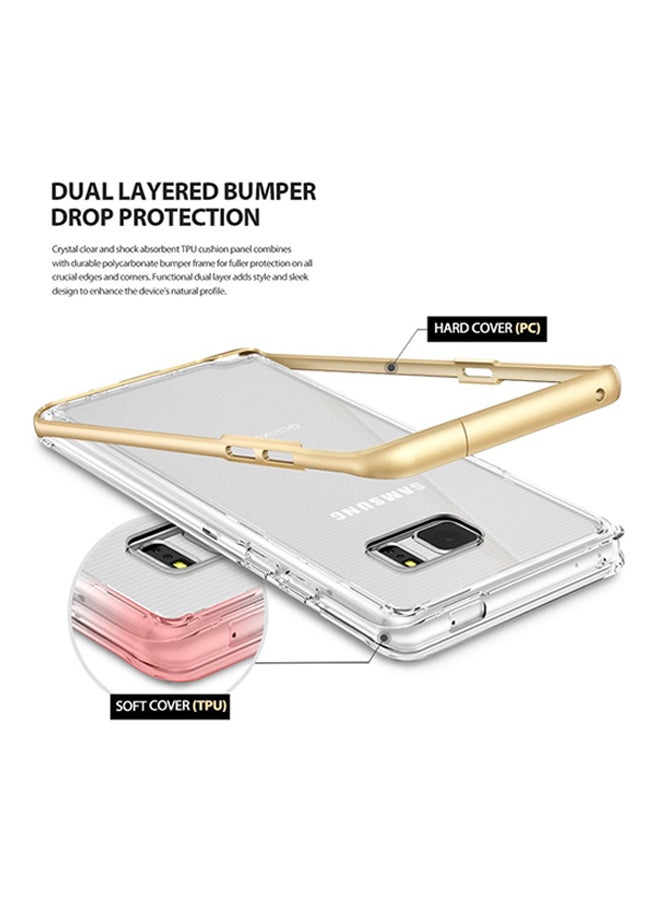 Dual Layered TPU Bumper Frame Slim Snap Shell Case For Samsung Galaxy Note 7 Gold