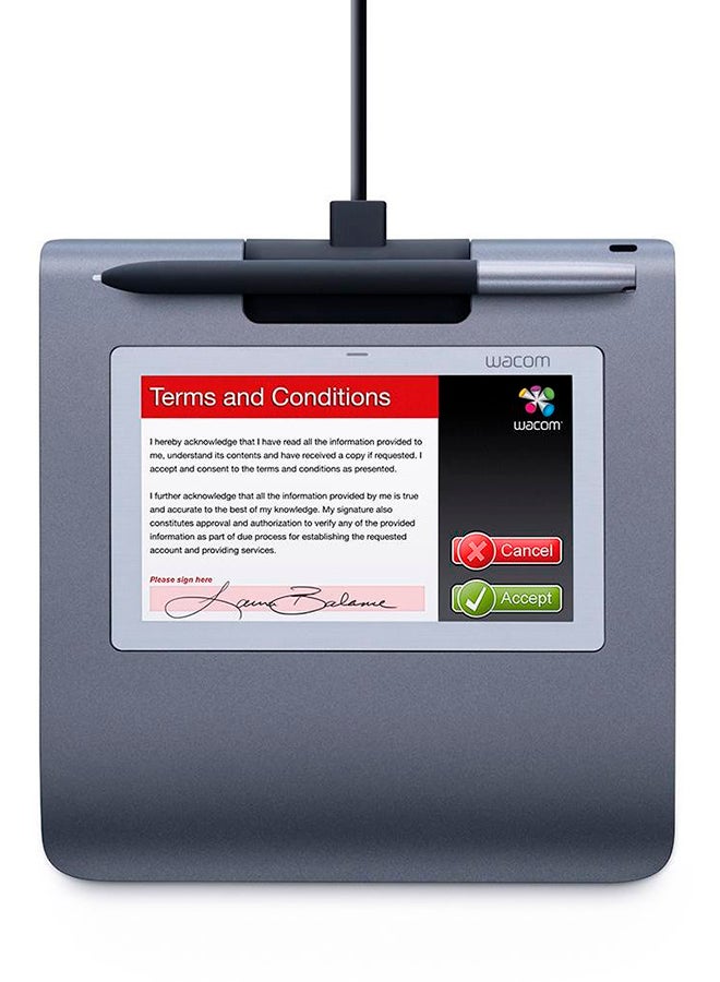 Wacom - Digital Signature Color LCD Tablet STU-530 Grey - Image 1