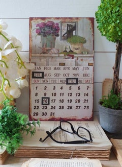 WYSADA Metal Calendar Multicolour 