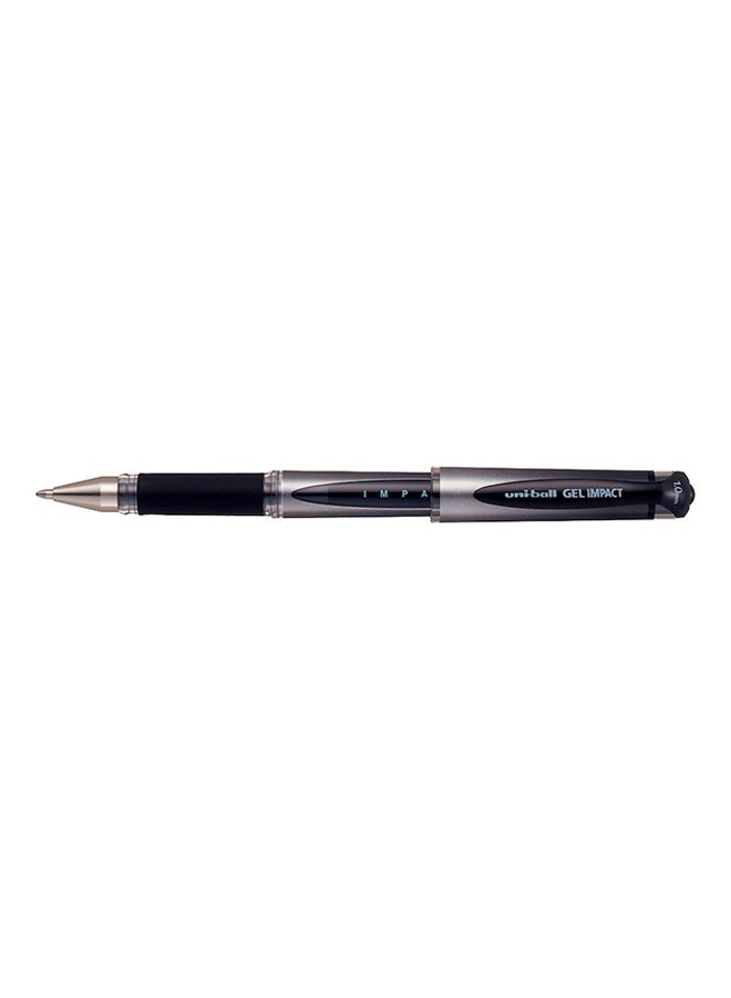 MITSU-BISHI 12-Piece Signo Gel Impact Roller Pen 1.0 mm Black 