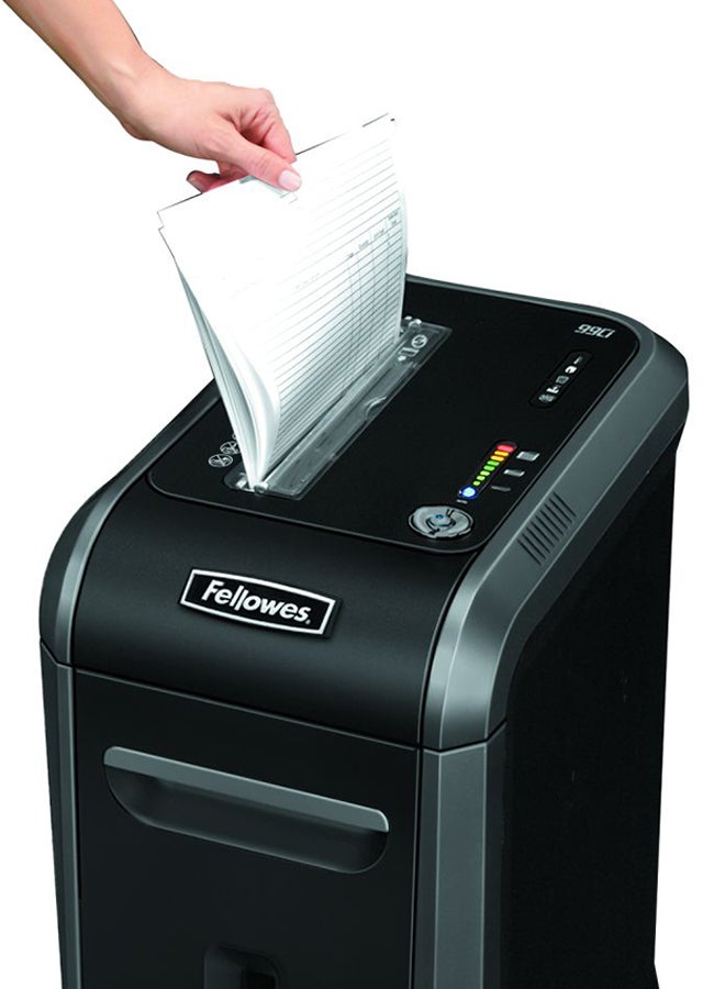 Fellowes Powershred Cross-Cut Shredder Black - Image 3