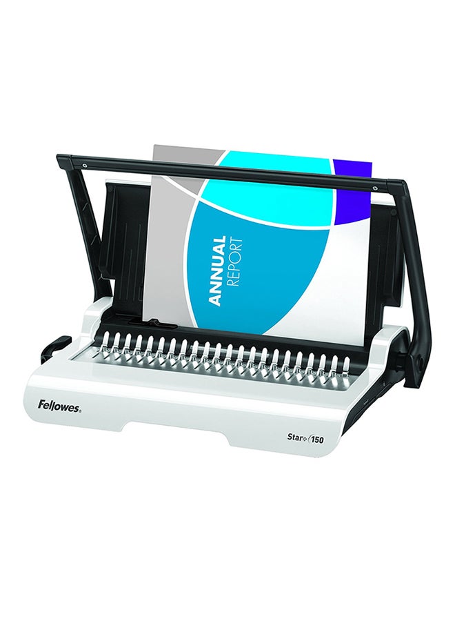 Fellowes Star+ 150 Comb Binder White/Silver  - Image 2