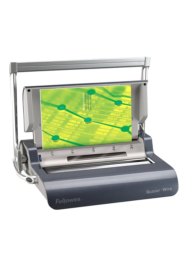 Fellowes Quasar Wire Binder Grey  - Image 2