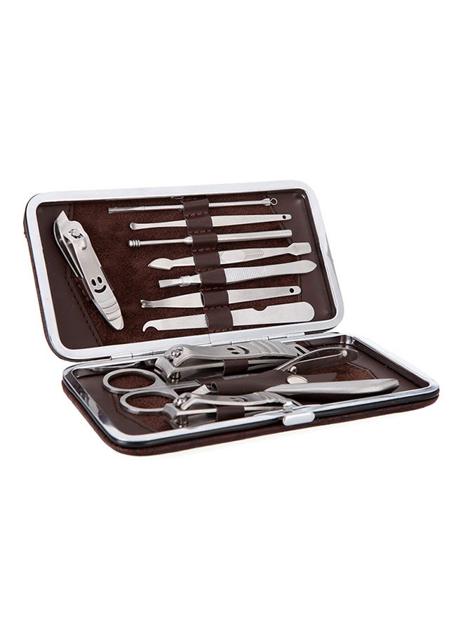 Generic 12-Piece Nail Clippers Manicure And Pedicure Set Silver  - Image 2