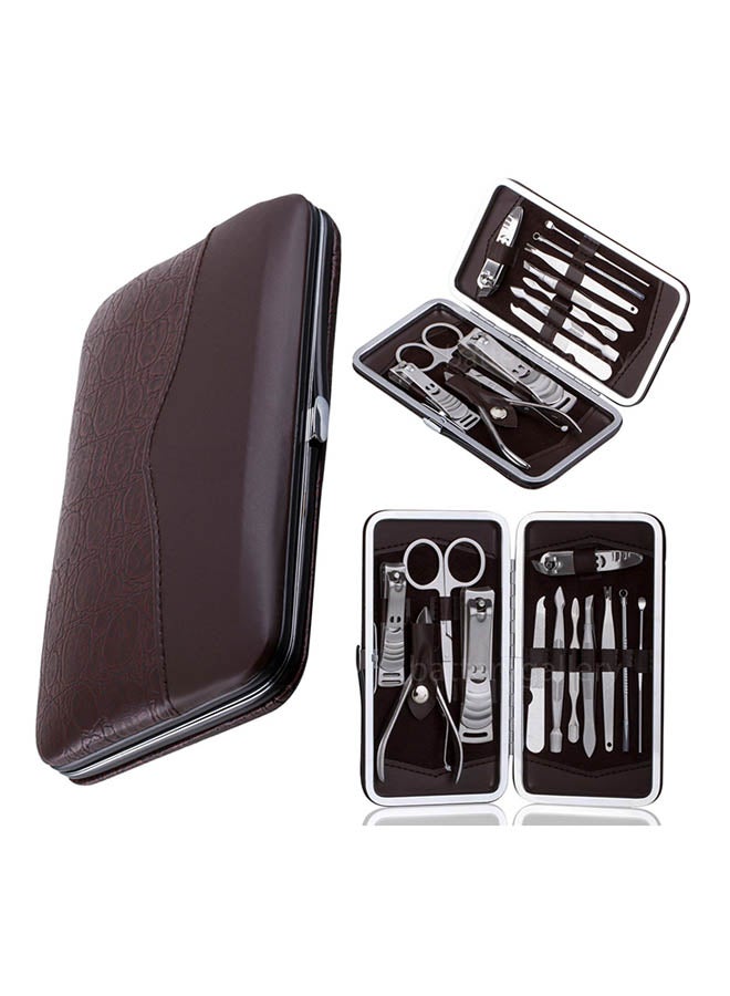 12-Piece Manicure And Pedicure Set Silver - Image 3