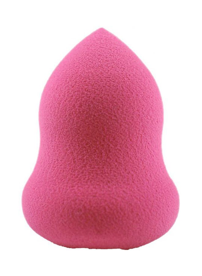 إسفنجة طرية لوضع مستحضرات التجميل المسحوقة وردي