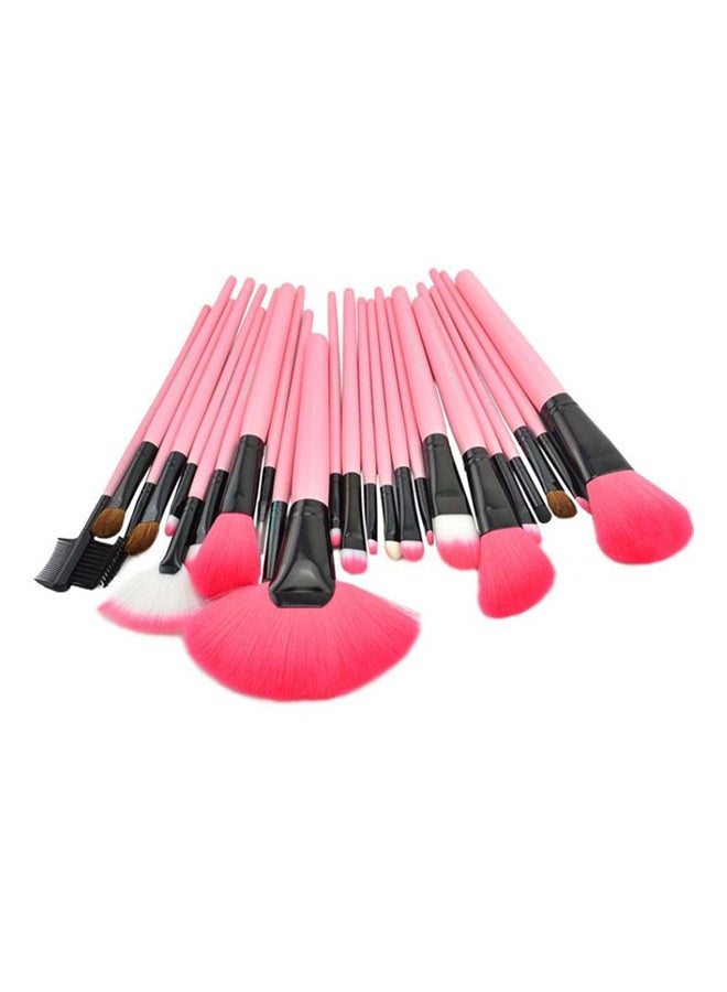 Generic Professional Makeup Brushes Pink/Black  - Image 1