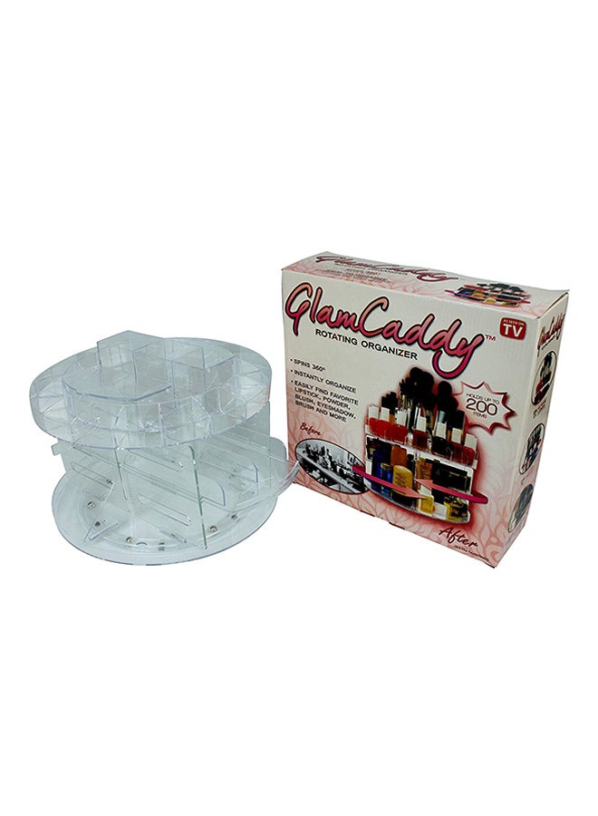 منظم مستحضرات التجميل جلام كادي شفاف