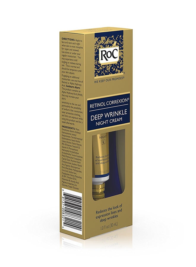 RoC - Retinol Correxion Deep Wrinkle Night Cream 30ml - Image 1