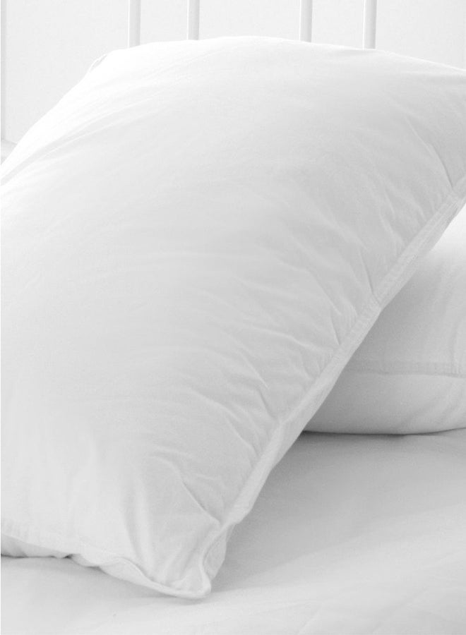 Silentnight 2-Piece Duck Feather Pillow Foam White 75 x 50centimeter