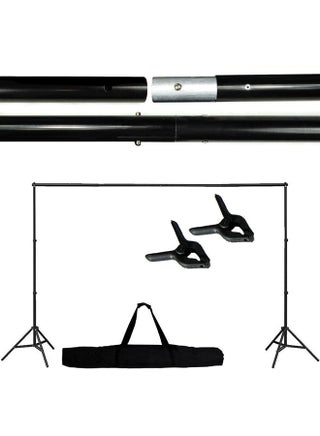 Portable Background Support Stand Photo Backdrop Crossbar Kit Photography Black - v1514121242/N13057572A_1