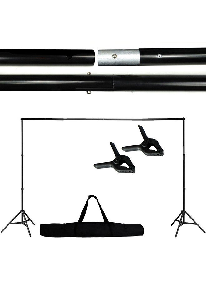 Fancier Portable Background Support Stand Photo Backdrop Crossbar Kit Photography Black 