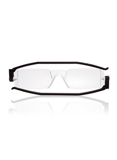 Rectangular Frame Reading Glasses Black +1.00