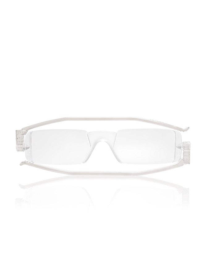 NANNINI - Rectangular Frame Reading Glasses White +2.50 - Image 1