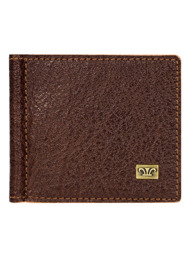 Ridge Leather Money Clip Wallet Dark Brown - v1514180720/N12827282A_1