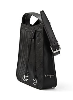 Kaizer Viva Leather Hobo Bag Black  - Image 2