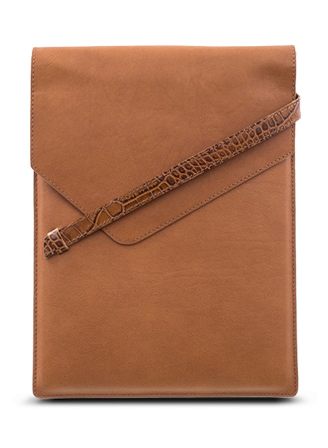 Kaizer Adroit Leather Air 2 Pro Ipad Sleeve Tan  - Image 1