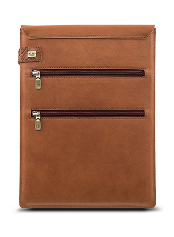 Kaizer Adroit Leather Air 2 Pro Ipad Sleeve Tan  - Image 2