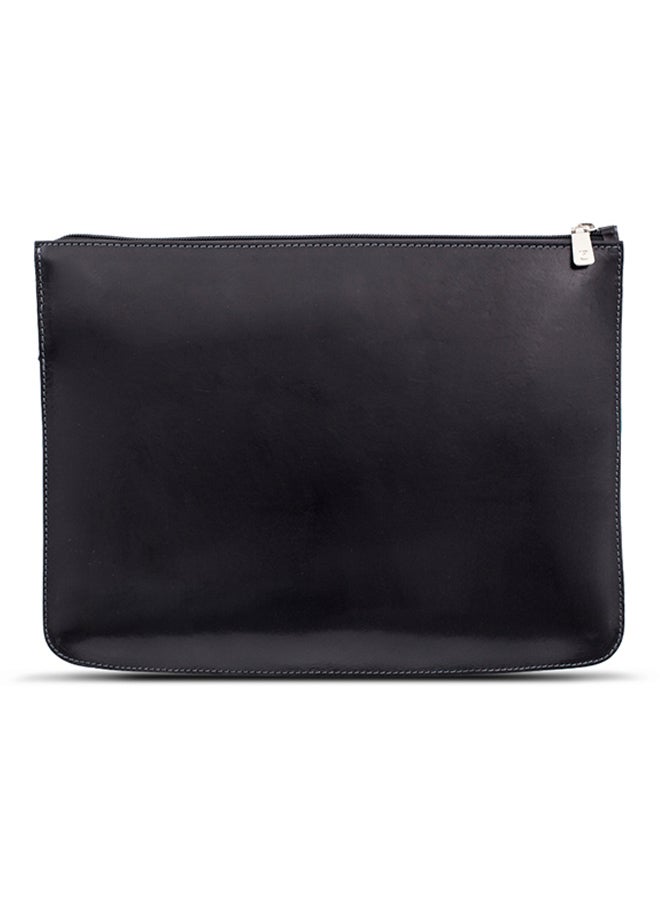 Kaizer Adroit Leather Document And Macbook Sleeve Black  - Image 2