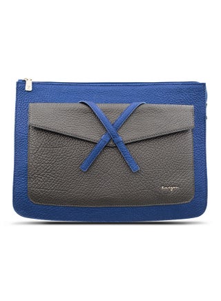 Adroit Leather Document And Macbook Sleeve Blue/Grey - v1514180891/N12827522A_1