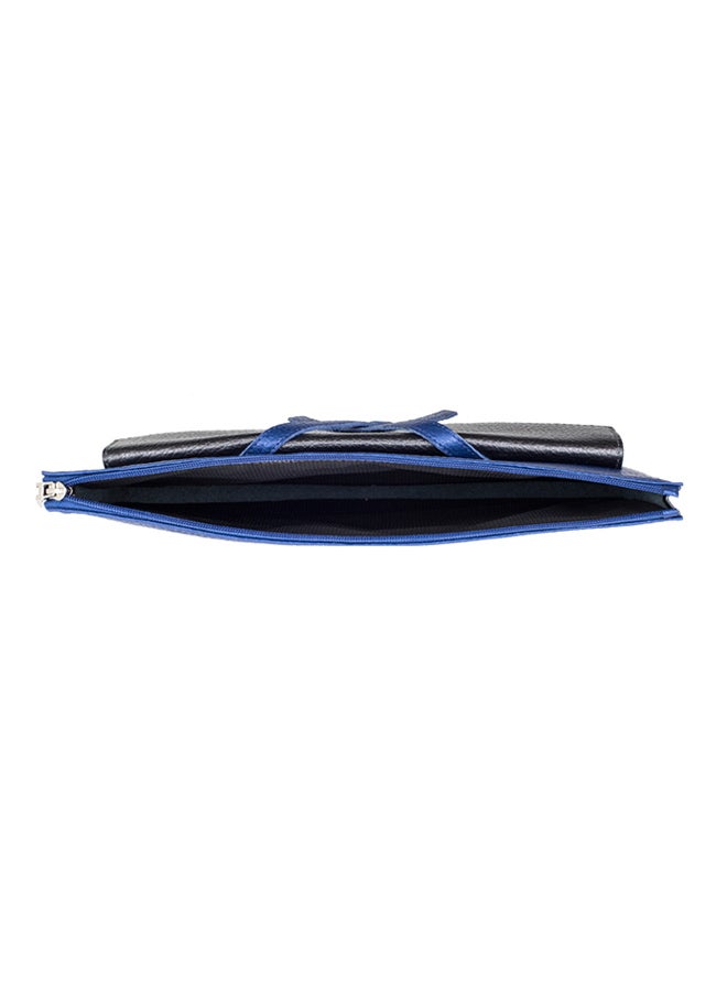 Kaizer Adroit Leather Document And Macbook Sleeve Blue/Grey  - Image 4
