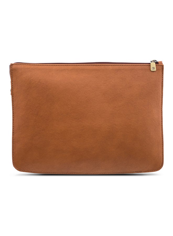 Kaizer Adroit Leather Document And Macbook Sleeve Tan  - Image 2
