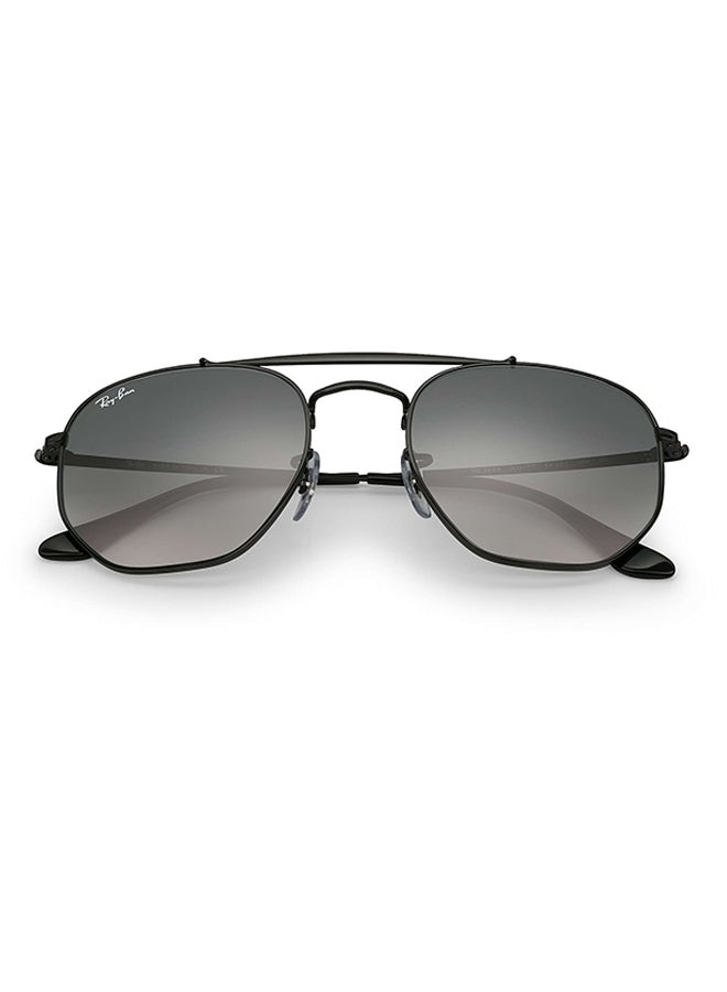 Ray-Ban Marshal Hexagon Sunglasses - RB3648 002/71 - Lens Size: 54 mm - Black  - Image 2