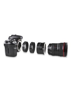 Canon Macro Extension Tube Ring Adapter Set For EF DSLR And SLR Camera Lens 2.80x2.60inch Black  - Image 2