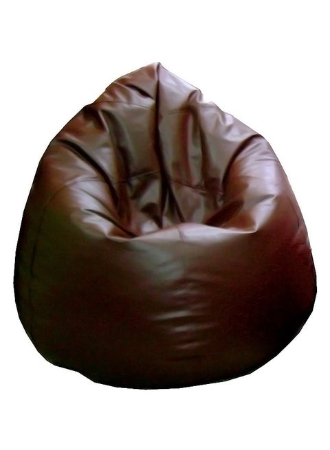 Solid Multi-Purpose Bean Bag With Polystyrene Filling Brown 80x80x50cm