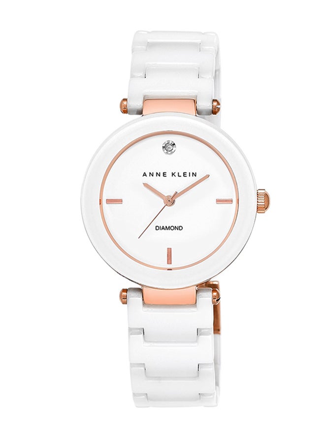 ANNE KLEIN Women's Casual Analog Watch AK/1018RGWT - Image 1