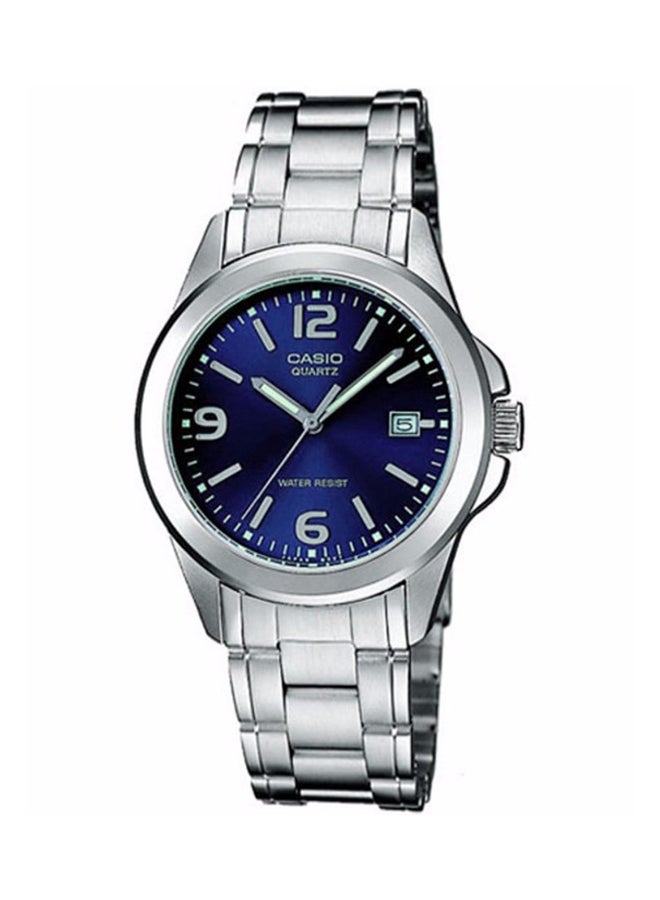 CASIO Women's Water Resistant Analog Watch LTP-1215A-2A - 37 mm - Silver - Image 1